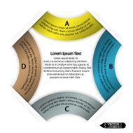 Modern circle infographics options banner N24