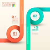 abstract flat design infographics