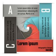 Modern infographics options banner N848