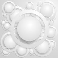 Abstract Circles With Shadows