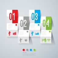 Infographics vector design template N458