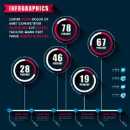 Abstract infographics design N78