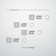 White round and strip design template
