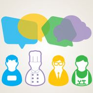 People Chat Backgrounds N2