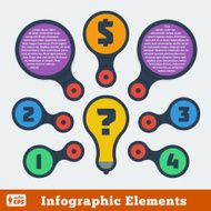 Metaball infographic elements N12