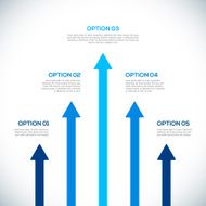 Infographics template with arrows N11