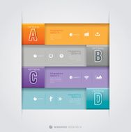 Infographics vector design template N459