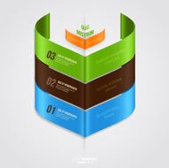 Abstract infographics design N80