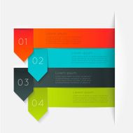 Abstract business info graphics template with icons N205