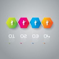 Infographics vector design template N460