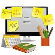 Vector Computer Office Concept N2