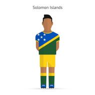 Solomon Islands football player Soccer uniform N2