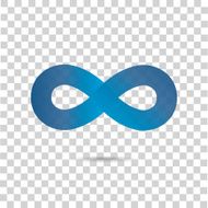 Abstract blue icon N4