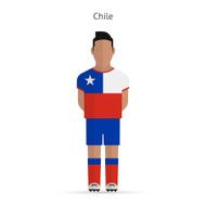 Chile football player Soccer uniform N2