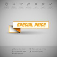 Banner with commerce business content N29