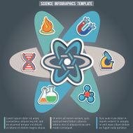 Physics science infographic N2