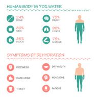 infographic illustration drink water N2