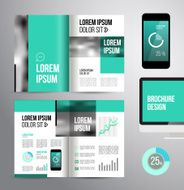 brochure design template N81