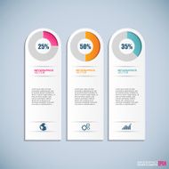 Abstract 3D paper Infographic N95