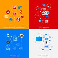 Set of business icons N150