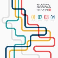 Vector line business concept template N27