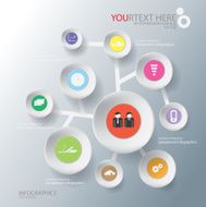 Circle Infographic N66