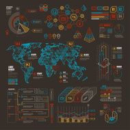 Line UI Infographic Elements N10