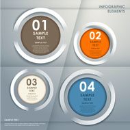 abstract 3d paper infographics N132