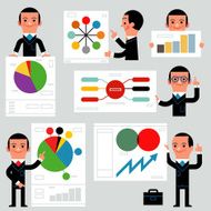 InfoGraphic Presentation man