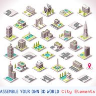 Game Set 01 Building Isometric