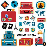 World travel design elements