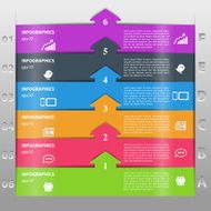 Bar and Arrow Info Graphic