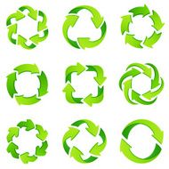 Green arrows