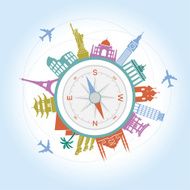 Travel and tourism background N3
