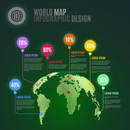 Abstract World Map N4