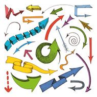 Arrows colored icon N2