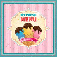 ice cream menu cover N6