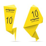 Origami price tags