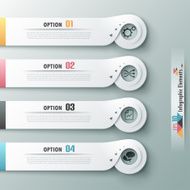 Modern infographic option banner N103