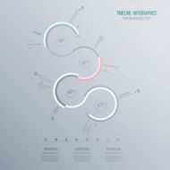 Minimal infographics design Timeline Vector N2
