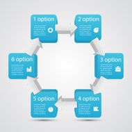 Modern vector info graphic for business project N304