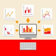 Business Ratings and Charts Collection Infographic Elements