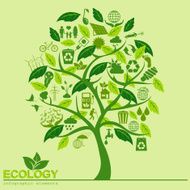 Environment ecology infographic elements Environmental risks N87