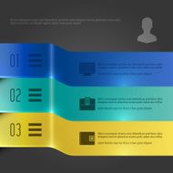 Business Infographics Design Template Vector Elements 3D Banners Diagram Illustration