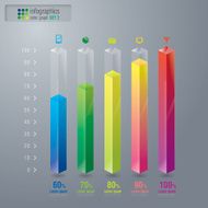 Graph vector design template set 2