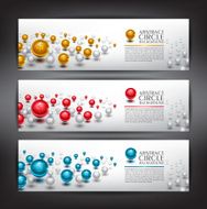 Dollar Currency Banner in gold red and blue 3D icon