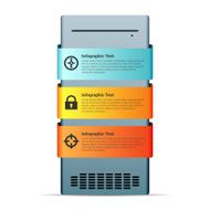 Server Computer Copyspace Design Element