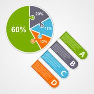 Vector infographic design elements N19