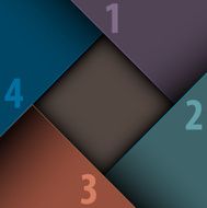 Paper number background