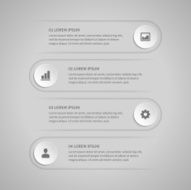 Business step options banner Vector illustration N35